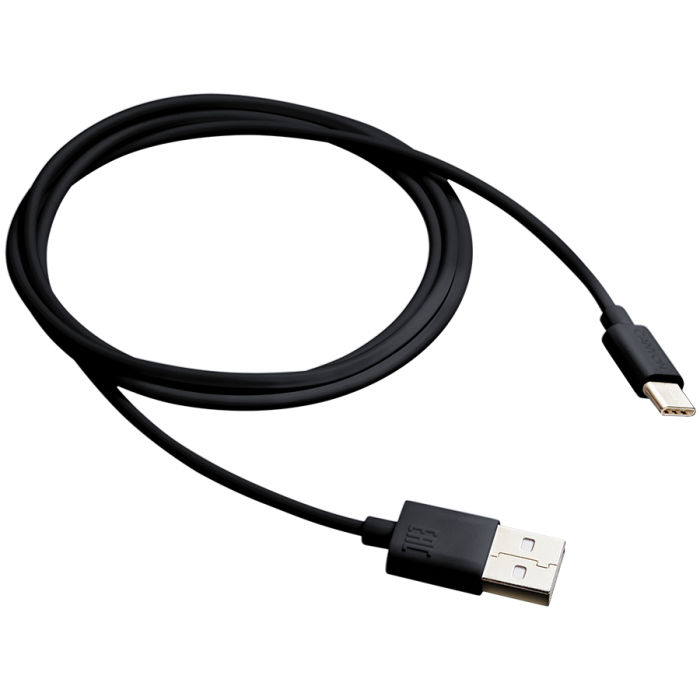 Кабел/адаптер CANYON UC-1 Type C USB Standard cable, cable length 1m, Black, 15*8.2*1000mmна ниска цена с бърза доставка - BestPC.BG
