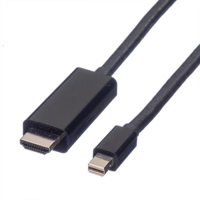 Кабел/адаптер Cable Mini DP - HDMI M, 2m, 4K, Value 11.99.5796на ниска цена с бърза доставка - BestPC.BG