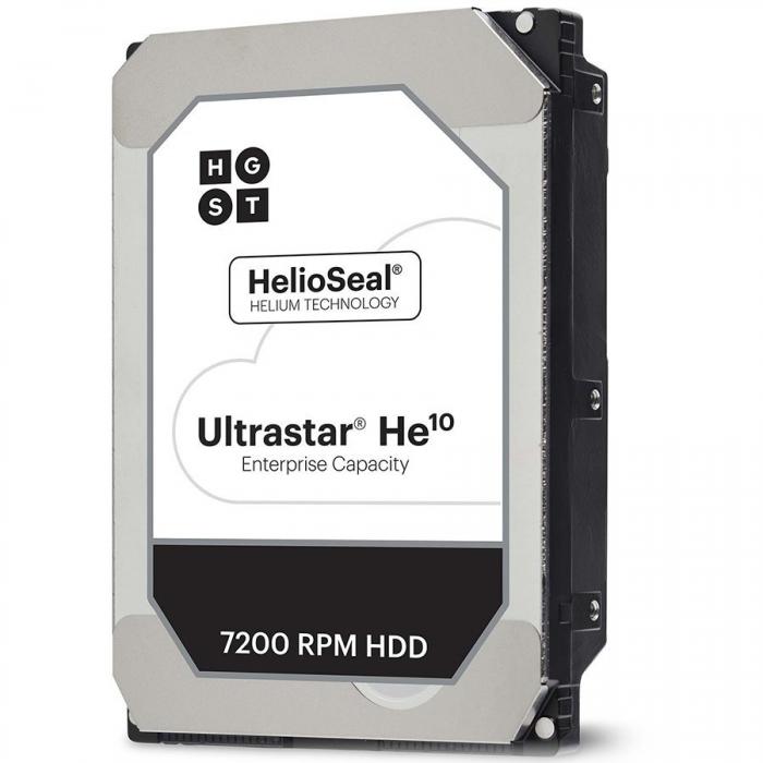 HDD сървърен Western Digital Ultrastar DC HDD Server HE10 (3.5’’, 10TB, 256MB, 7200 RPM, SAS 12Gb-s)на ниска цена с бърза доставка - BestPC.BG
