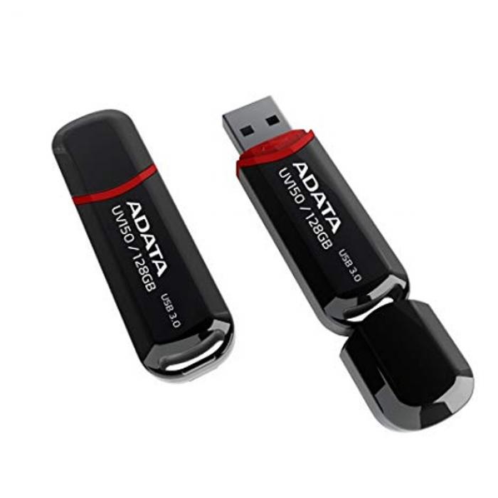 USB флаш памет Flash U3.2, 128GB, A-Data Dash UV150, Blackна ниска цена с бърза доставка - BestPC.BG