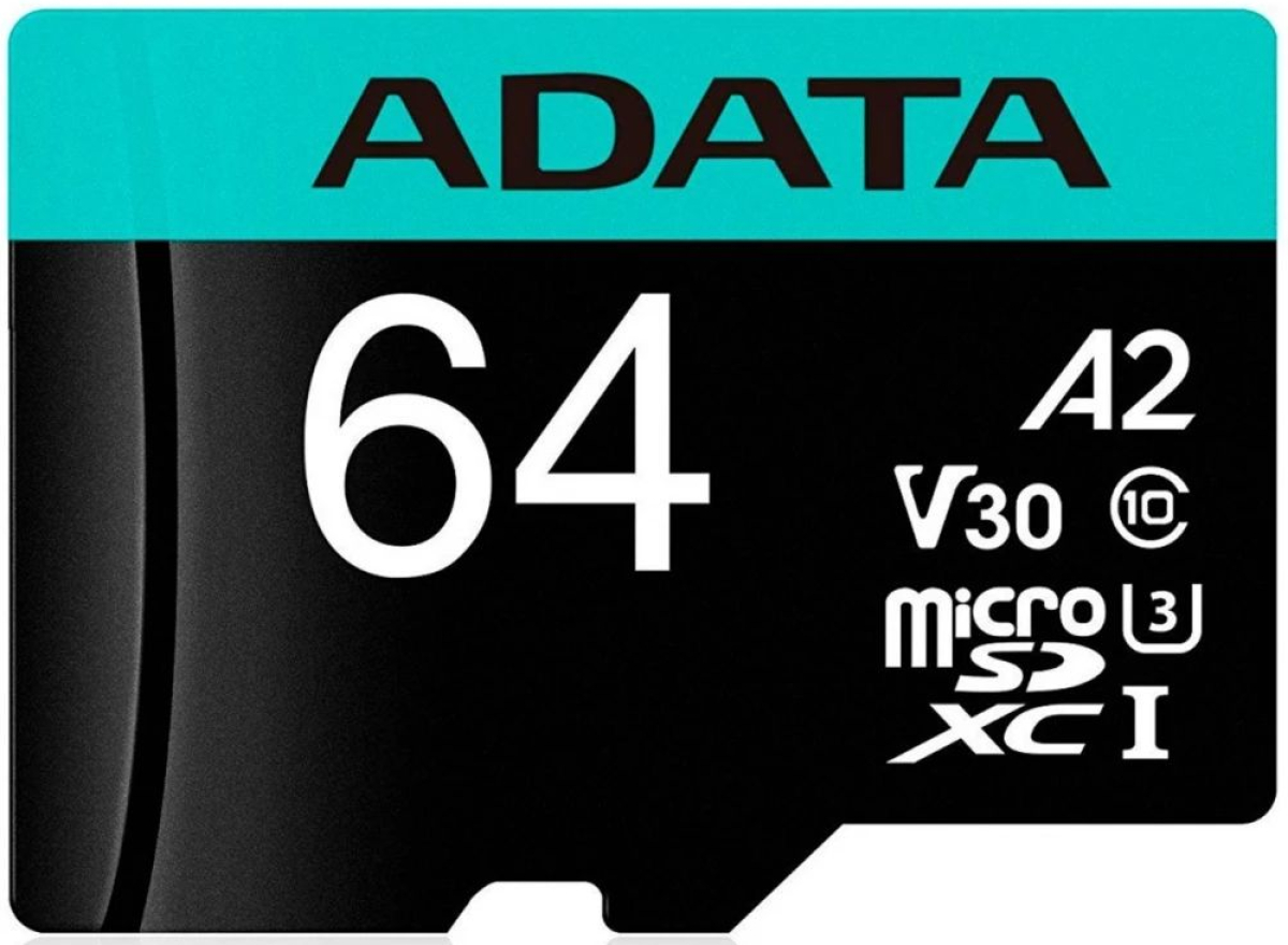 ADATA Premier Pro, 64GB microSDXC, с включен SD адаптер в комплектана ниска цена с бърза доставка - BestPC.BG