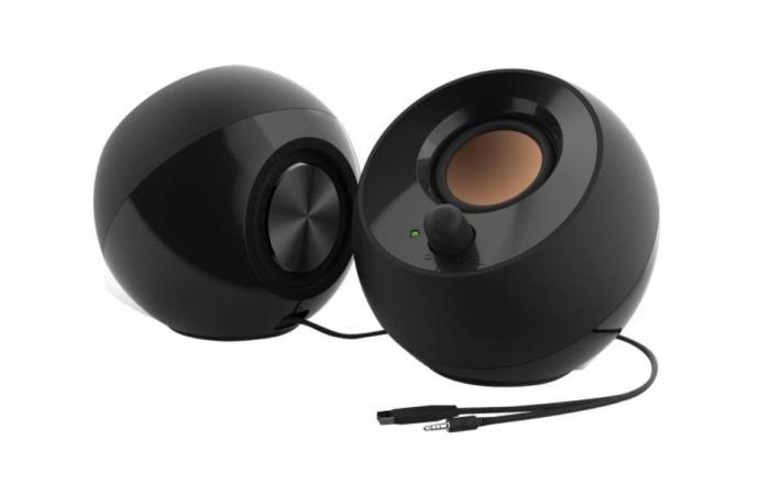 Колонки Creative PEBBLE, 2.0, 2 x 2.2W, Черенна ниска цена с бърза доставка - BestPC.BG