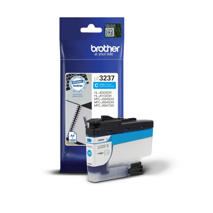 Касета с мастило Brother LC-3237 Cyan Ink Cartridgeна ниска цена с бърза доставка - BestPC.BG