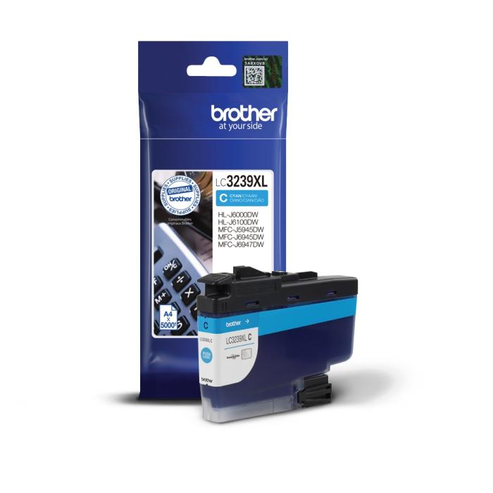 Касета с мастило Brother LC-3239XL Cyan High-yield Ink Cartridgeна ниска цена с бърза доставка - BestPC.BG