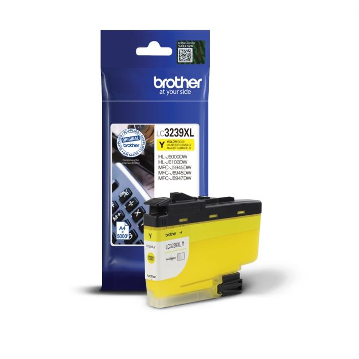 Касета с мастило Brother LC-3239XL Yellow High-yield Ink Cartridgeна ниска цена с бърза доставка - BestPC.BG