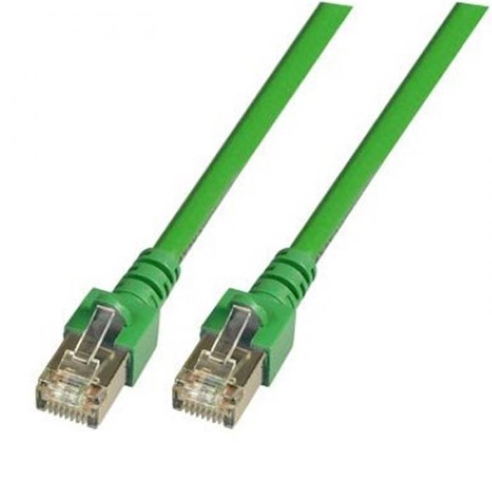 RJ45 Пач кабел SF/UTP, Cat. 5e, PVC, CCA, зелен, 7,5m.на ниска цена с бърза доставка - BestPC.BG