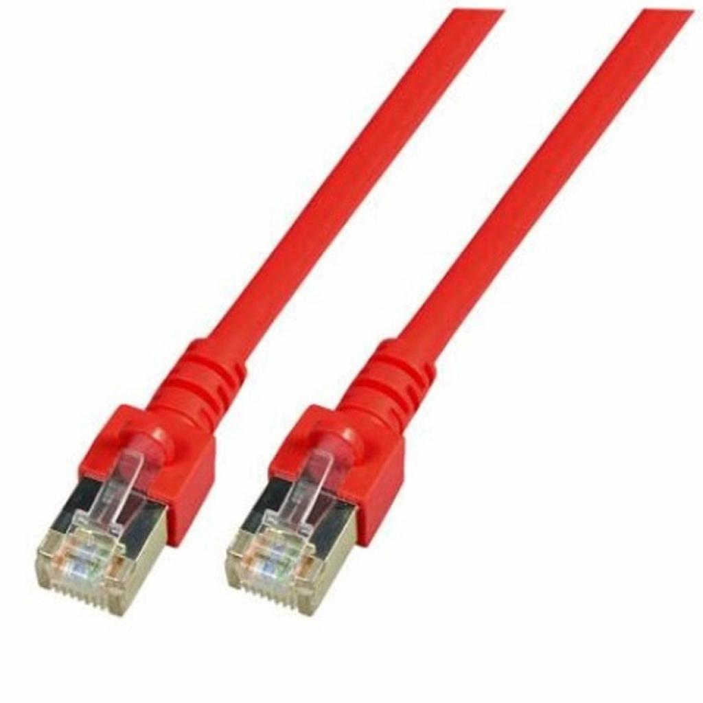Cat.5e Пач корда F/UTP 100MHz, червена, 3м.на ниска цена с бърза доставка - BestPC.BG