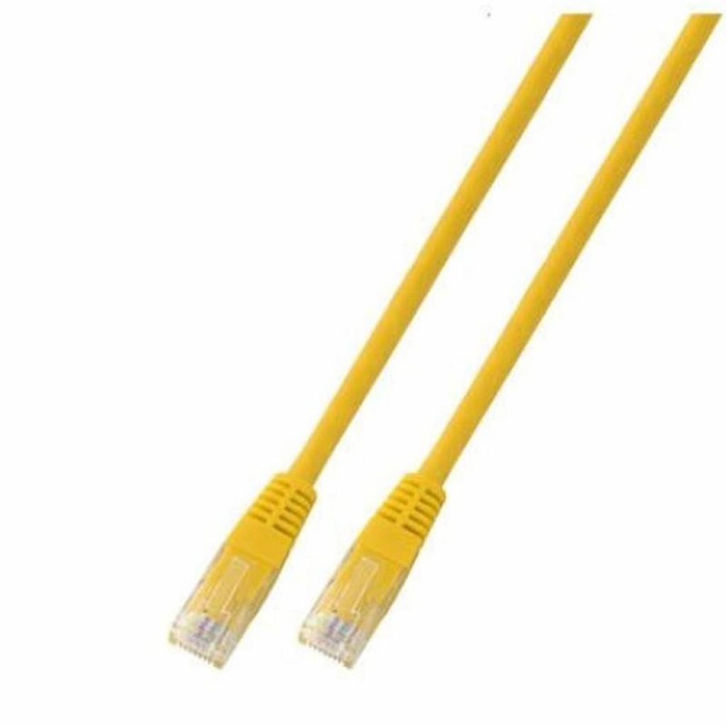 Неекранирана пач корда U/UTP, Cat.5e, PVC, жълта, 5м.на ниска цена с бърза доставка - BestPC.BG