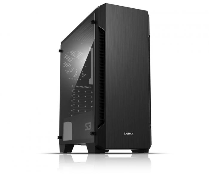 Zalman кутия за компютър Case ATX - ZM-S3 - 3 fans 120mmна ниска цена с бърза доставка - BestPC.BG