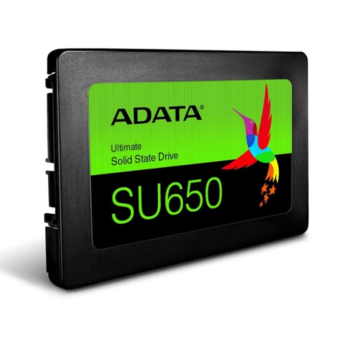 SSD SSD 240GB Adata Ultimate SU650, 2.5", SATA 3на ниска цена с бърза доставка - BestPC.BG