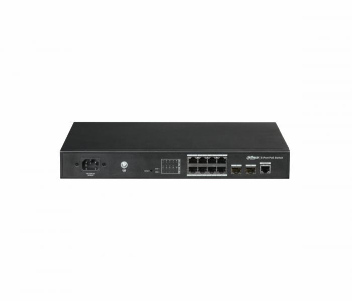 Комутатор/Суич Switch Dahua PFS4210-8GT-150, 8xGE RJ45 PoE+, 2xGE SFP, 150W, Layer 2на ниска цена с бърза доставка - BestPC.BG