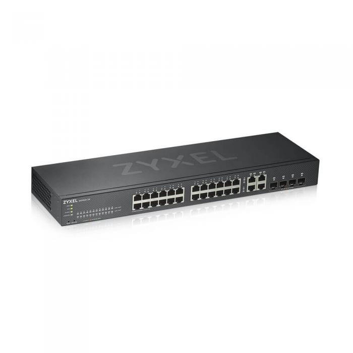 Комутатор/Суич ZyXEL GS1920-24v2, 28 Port Smart Managed Switch 24x Gigabit Copper and 4x Gigabitна ниска цена с бърза доставка - BestPC.BG