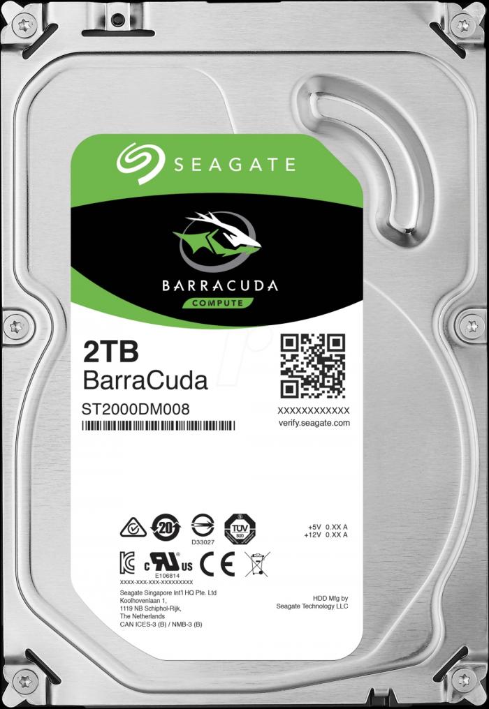 HDD вътрешен Seagate Barracuda Guardian 2TB ( 3.5", 256MB, 7200 RPM, SATA 6Gb-s )на ниска цена с бърза доставка - BestPC.BG