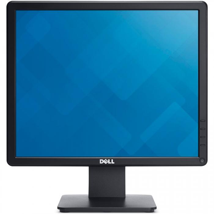 Монитор Dell E1715S, 17" 1280 x 1024, TN, 60 Hz, 250 cd/m2, VGA, DisplayPort, 5:4, Черенна ниска цена с бърза доставка - BestPC.BG