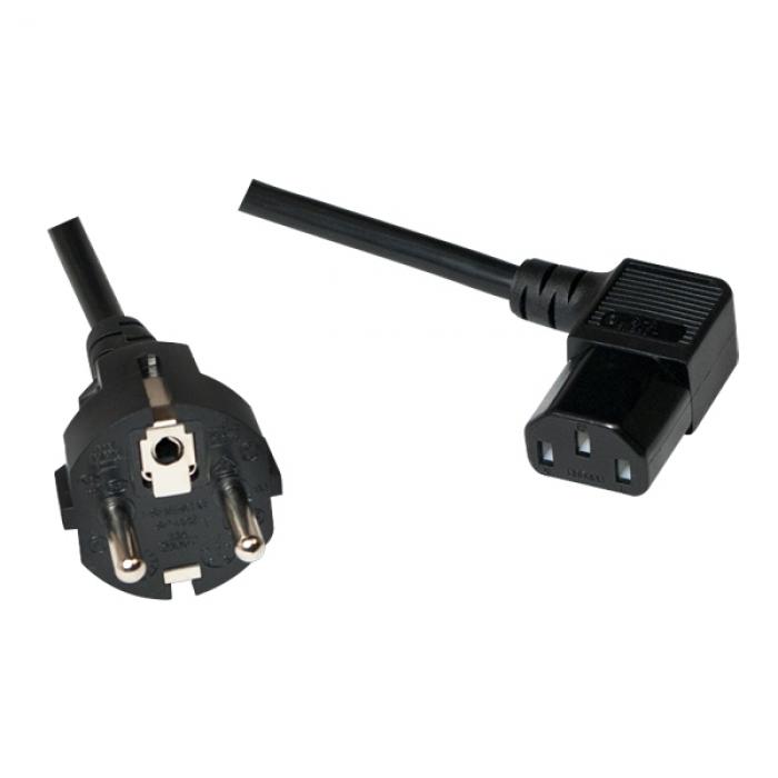Кабел/адаптер Power cable Computer, angled, 3m, Logilink CP118на ниска цена с бърза доставка - BestPC.BG
