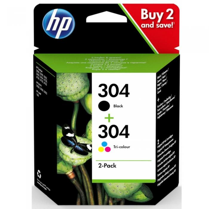 Касета с мастило HP 304 Ink Cartridge Combo 2-Packна ниска цена с бърза доставка - BestPC.BG