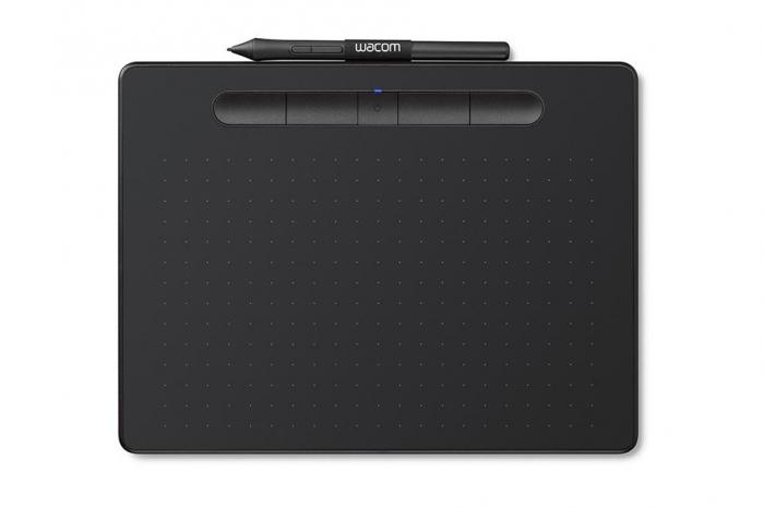 Графичен таблет Wacom Intuos M Bluetooth, 2540 lpi, 4096 нива, 133 точки в секунда, 216 x 135, Черенна ниска цена с бърза доставка - BestPC.BG