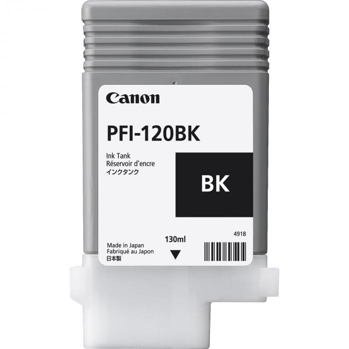Касета с мастило Canon Pigment Ink Tank PFI-120, Blackна ниска цена с бърза доставка - BestPC.BG