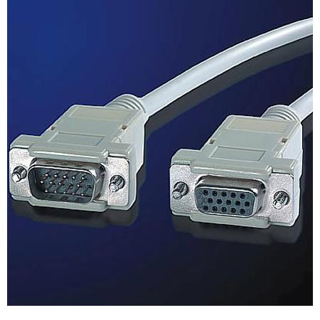 Кабел/адаптер Monitor extension cable 15F-15M, 1.8m, usedна ниска цена с бърза доставка - BestPC.BG