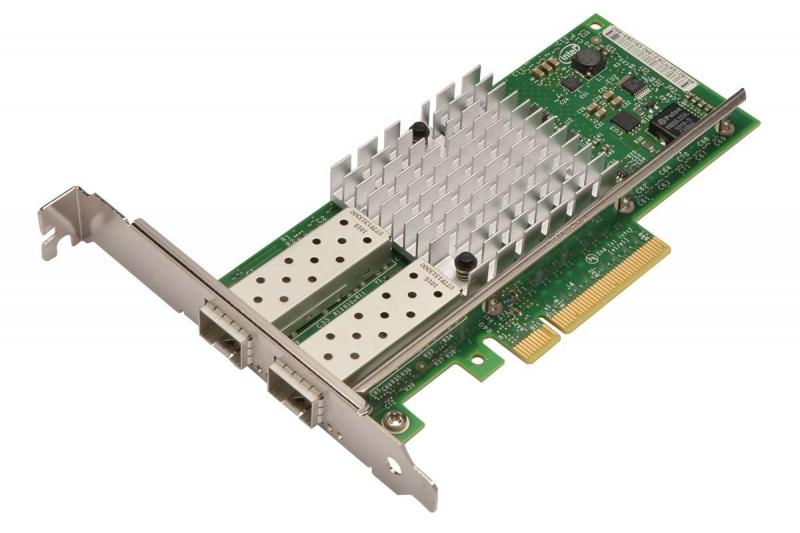 Мрежова LAN карта/адаптер INTEL X520-DA2 (SFP+, 10GBase-X, 10Gbps, 2 ports, Low-profile) Без опаковкана ниска цена с бърза доставка - BestPC.BG