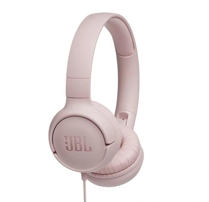Слушалки JBL T500 PINK HEADPHONESна ниска цена с бърза доставка - BestPC.BG