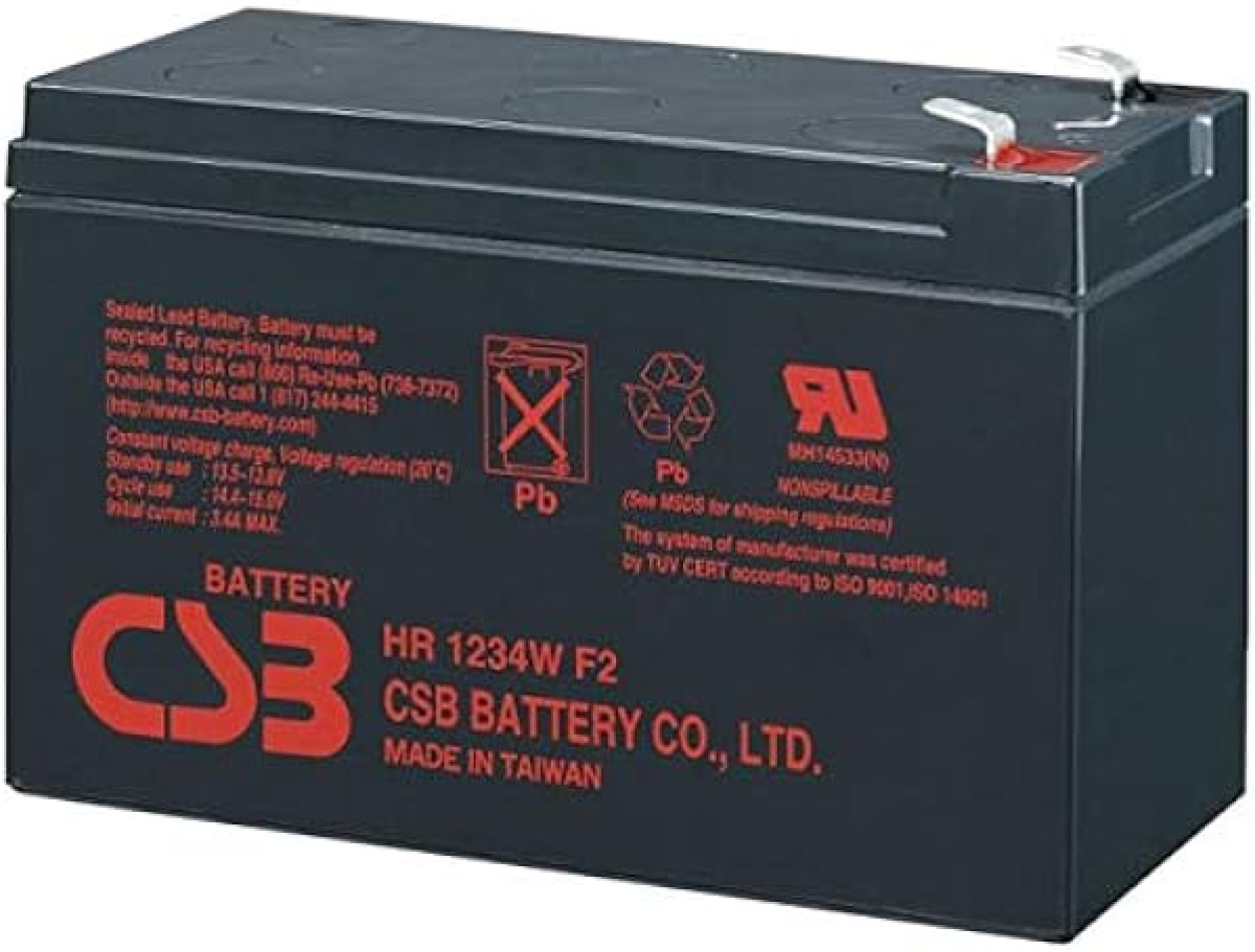 Акумулаторна батерия CSB HR1234WF2, 12V, 9Ah, за UPS, 151 х 65 х 94.3 ммна ниска цена с бърза доставка - BestPC.BG