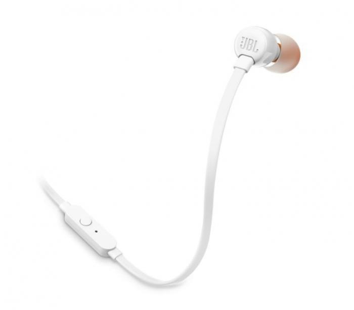 Слушалки JBL T110 WHT In-ear headphonesна ниска цена с бърза доставка - BestPC.BG