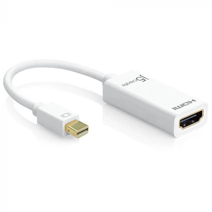Адаптер j5create JDA159, mini DisplayPort мъжко - HDMI женско, 4K, 125 ммна ниска цена с бърза доставка - BestPC.BG