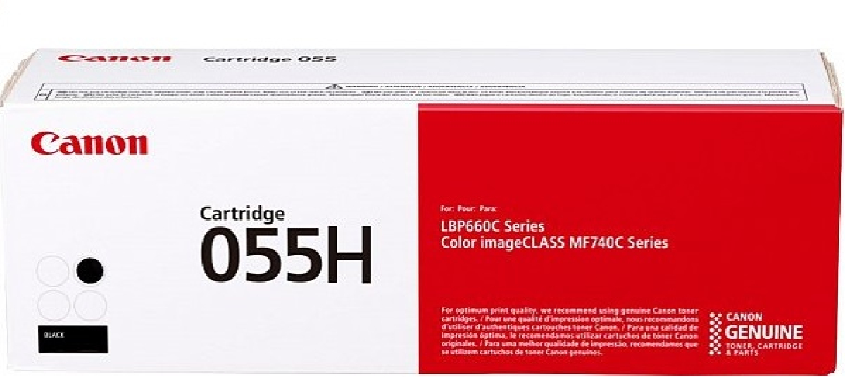 Тонер за лазерен принтер Canon CRG-055H BKна ниска цена с бърза доставка - BestPC.BG