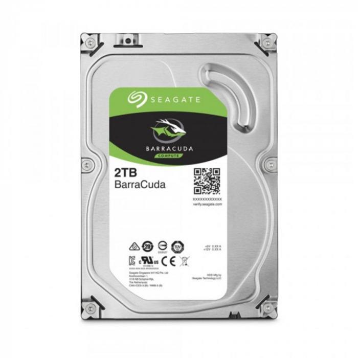 HDD вътрешен HDD 2TB Seagate BarraCuda, ST2000DM008, 256MB, SATA3на ниска цена с бърза доставка - BestPC.BG