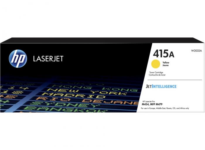 Тонер за лазерен принтер HP 415A Yellow LaserJet Toner Cartridgeна ниска цена с бърза доставка - BestPC.BG