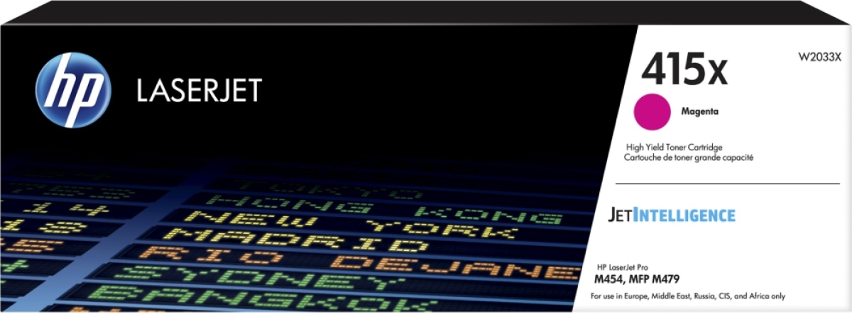 Тонер за лазерен принтер HP 415X Magenta LaserJet Toner Cartridgeна ниска цена с бърза доставка - BestPC.BG