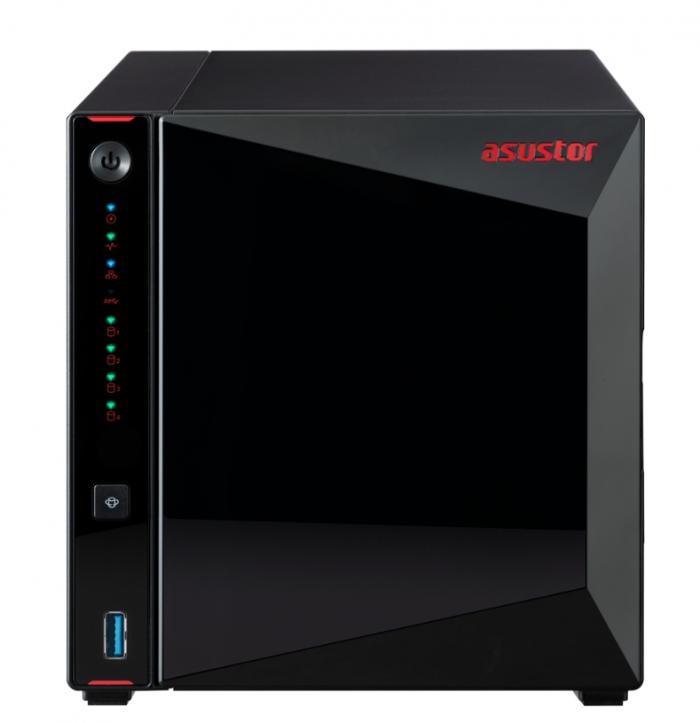Мрежов сторидж (NAS/SAN) Asustor AS5304T, 4-Bay NAS,Intel Celeron Quad-Core, 4 GB SO-DIMM DDR4на ниска цена с бърза доставка - BestPC.BG