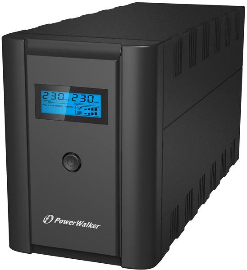 Непрекъсваемо захранване (UPS) UPS POWERWALKER VI 1200 SHL LCD, 1200VA, Line Interactiveна ниска цена с бърза доставка - BestPC.BG