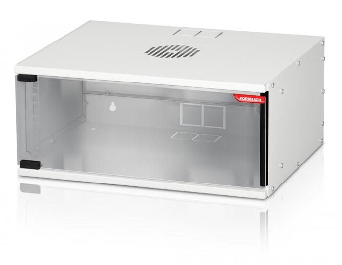 Шкаф за техника - Rack Formrack 19" Wall Mounted rack 4U SOHO 512-400mm, height: 225mm, 50kg.на ниска цена с бърза доставка - BestPC.BG