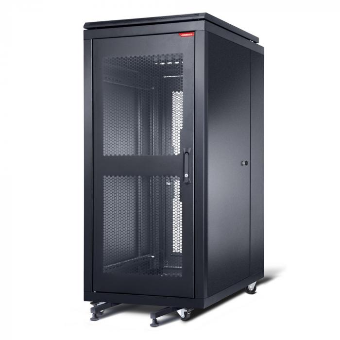 Шкаф за техника - Rack Formrack 19" Server rack 32U 600-1000mm, perforated front and back doorна ниска цена с бърза доставка - BestPC.BG