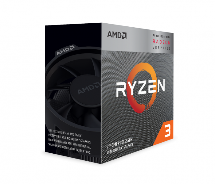 Процесор AMD RYZEN 3 3200G 4-Core 3.6 GHz (4.0 GHz Turbo) 6MB-65W-AM4-BOXна ниска цена с бърза доставка - BestPC.BG