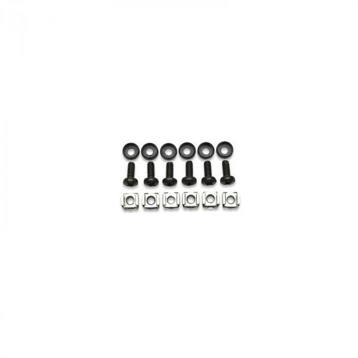 Аксесоар за шкаф Formrack M6 Caget nut, cup washer, screw, set=50 pcsна ниска цена с бърза доставка - BestPC.BG