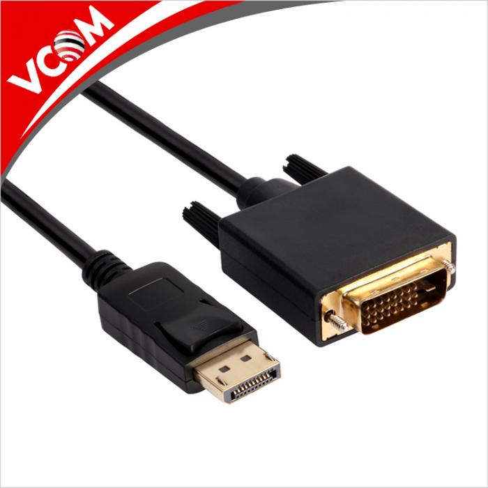 Кабел/адаптер VCom кабел DisplayPort DP M - DVI (24+1) M - CG606-1.8mна ниска цена с бърза доставка