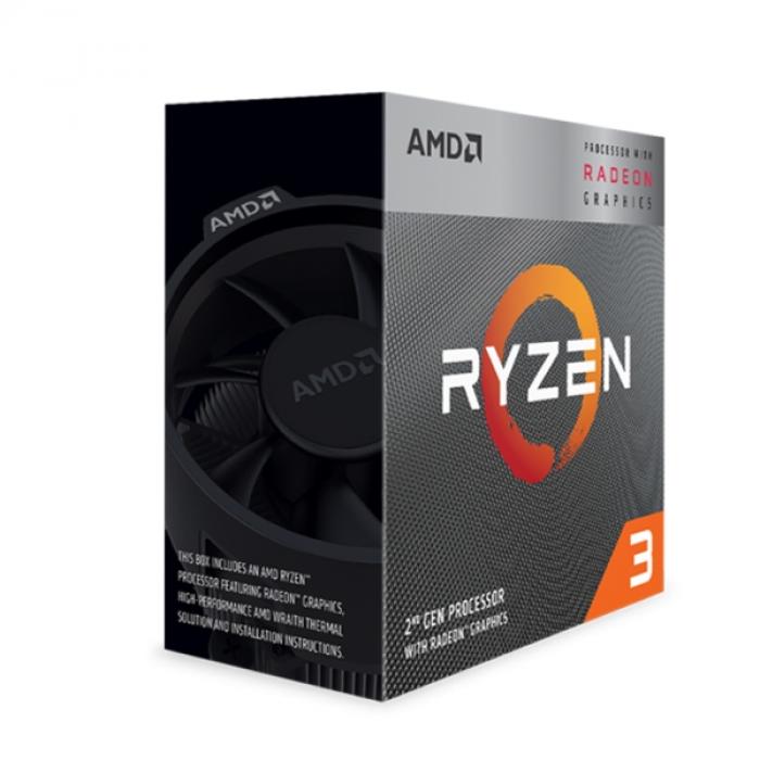 Процесор CPU AMD Ryzen 3 3200G X4, 3.6-6MB-AM4, Boxна ниска цена с бърза доставка - BestPC.BG