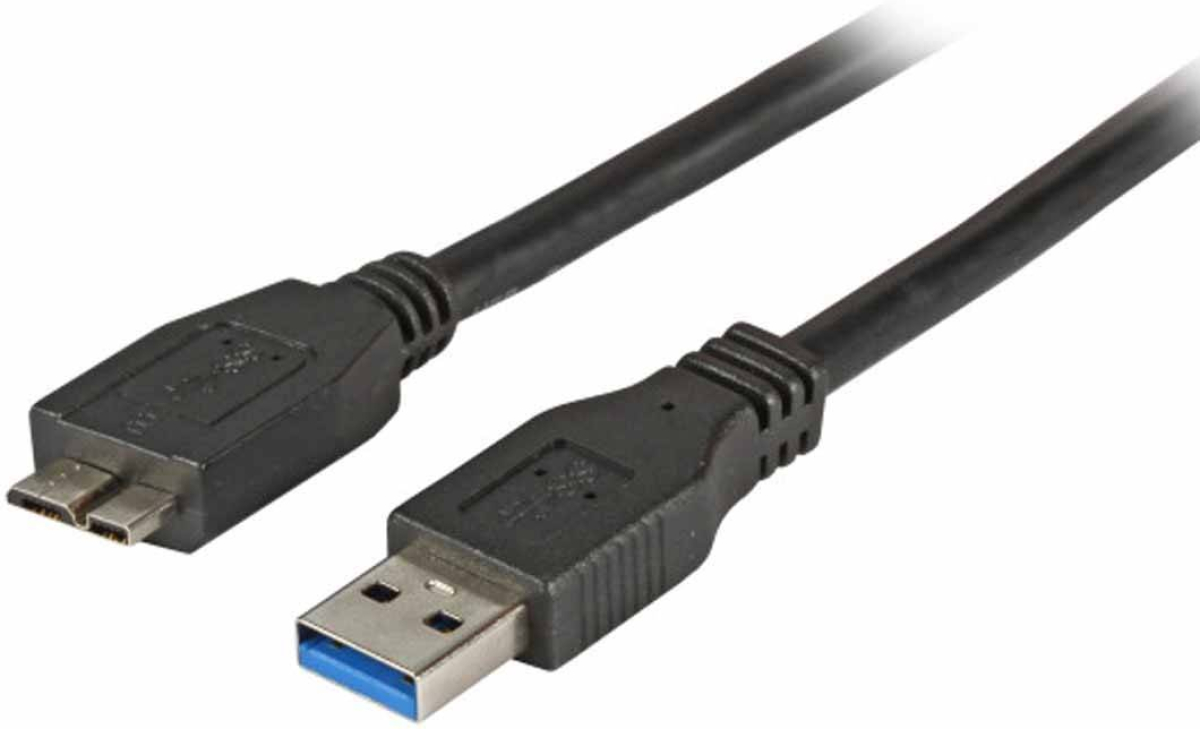 USB 3.0 Свързващ кабел, A Plug - Micro B Plug, Enhancedна ниска цена с бърза доставка - BestPC.BG
