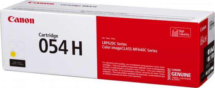 Тонер за лазерен принтер Canon CRG 054, оригинален, за LBP62x/MF64x series, 1200 копия, жълтна ниска цена с бърза доставка - BestPC.BG