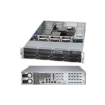 Сървърен компонент Supermicro server chassis Rackmount 2U w- 500W Redundant 80 Plusна ниска цена с бърза доставка - BestPC.BG