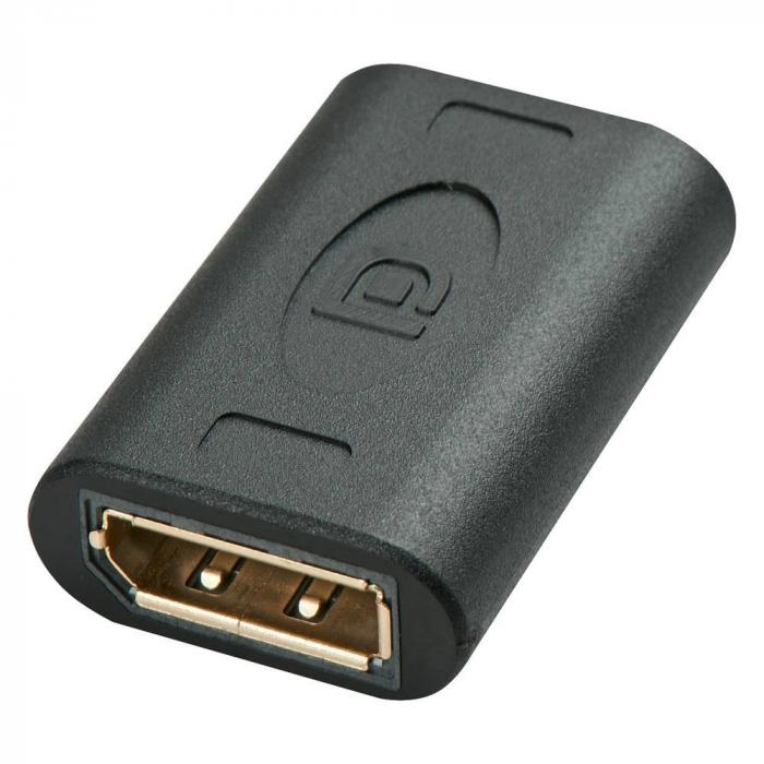 LINDY LNY-41020 :: Удължителен адаптер DisplayPort F-F, черенна ниска цена с бърза доставка - BestPC.BG