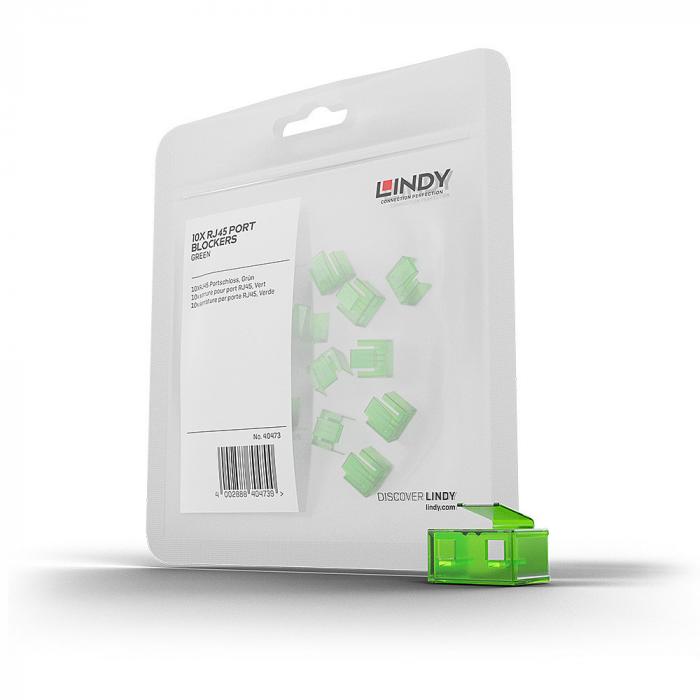 Продукт LINDY 40473 :: Допълнителни RJ-45 порт блокери за заключваща система Lindyна ниска цена с бърза доставка - BestPC.BG