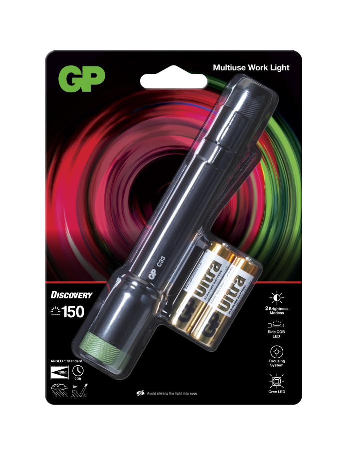Продукт Фенер GP BATTERIES C33, LED, 150 lm, CREE Discovery TASK COD Lightна ниска цена с бърза доставка - BestPC.BG