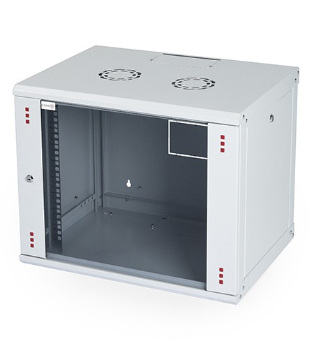 Стенен комуникационен шкаф 20U, 450mm дълбочина, Elegant Wall светло сивна ниска цена с бърза доставка - BestPC.BG