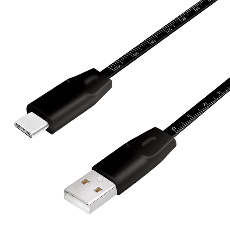 Кабел/адаптер Cable USB2.0 A-C M-M, 1m, Logilink CU0157на ниска цена с бърза доставка - BestPC.BG