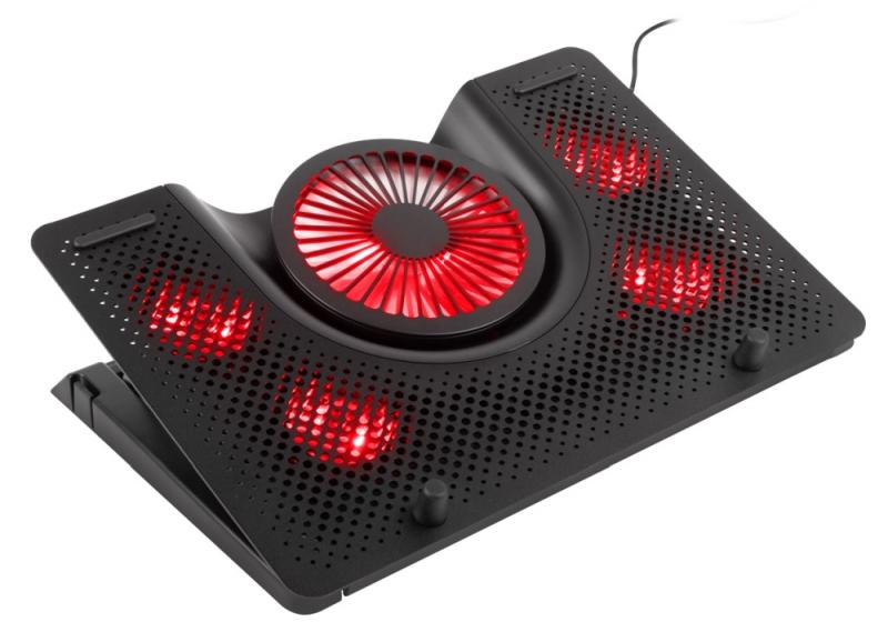 Поставка за лаптоп Genesis Laptop Cooling Pad Oxid 550 15.6-17.3 5 Fans, Led Light, 1 Usbна ниска цена с бърза доставка - BestPC.BG