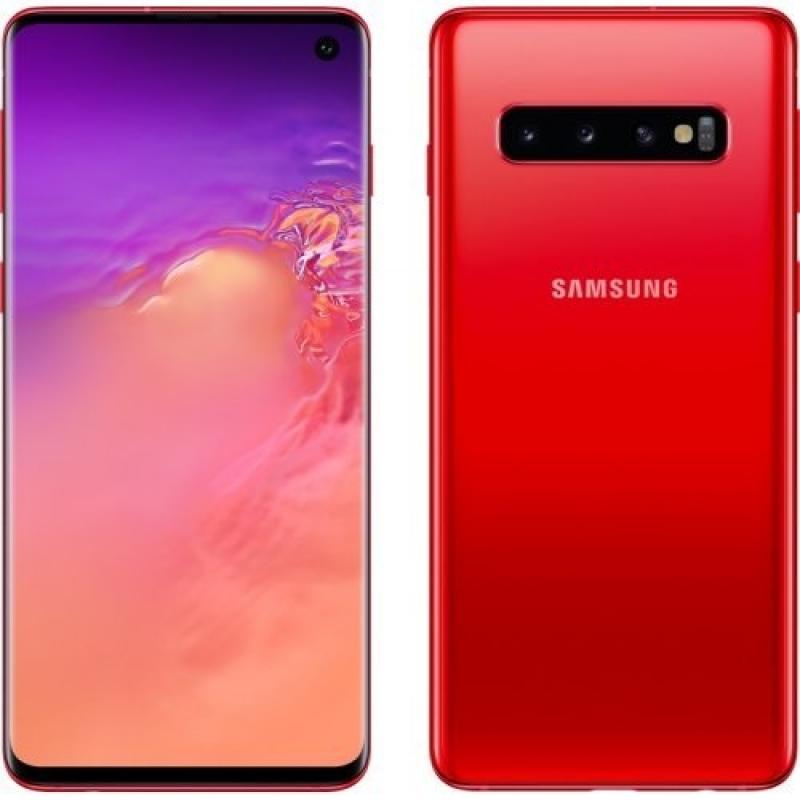 Смартфон Samsung SM-G975F GALAXY S10 Plus 128GB Redна ниска цена с бърза доставка - BestPC.BG